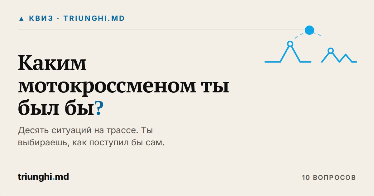 Каким мотокроссменом ты был бы?
