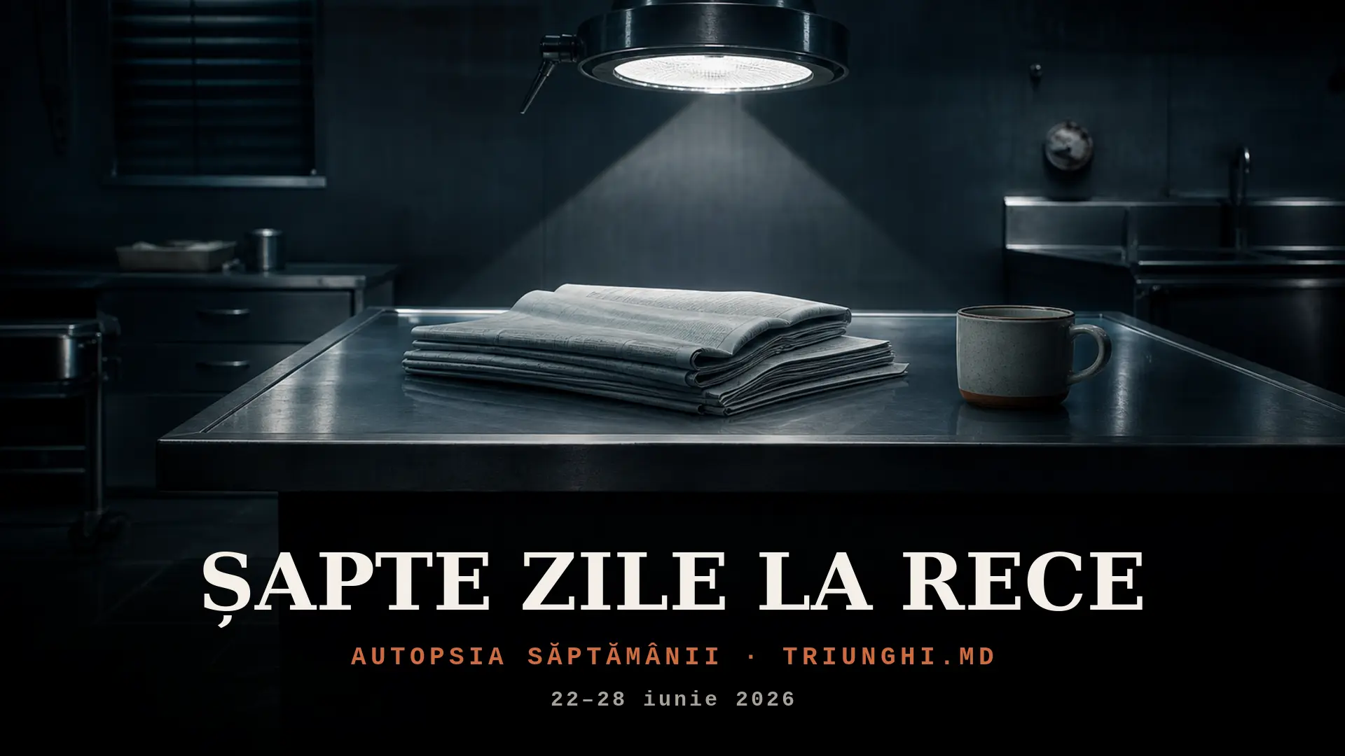 Coperta episodului: Șapte zile la rece (22–28 iunie 2026): trenuri spre Europa, bani nemțești și 229.000 de lei dați la «SIS»