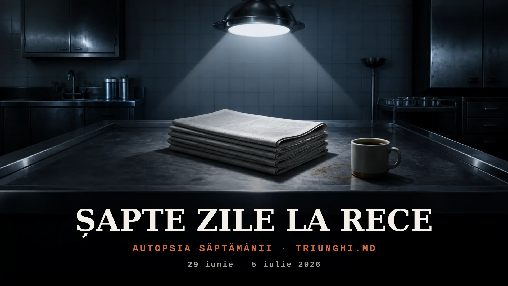 Coperta episodului: Șapte zile la rece (29 iunie–5 iulie 2026): stemă cu diligență, fuziune de 600.000 și o vară pe rații