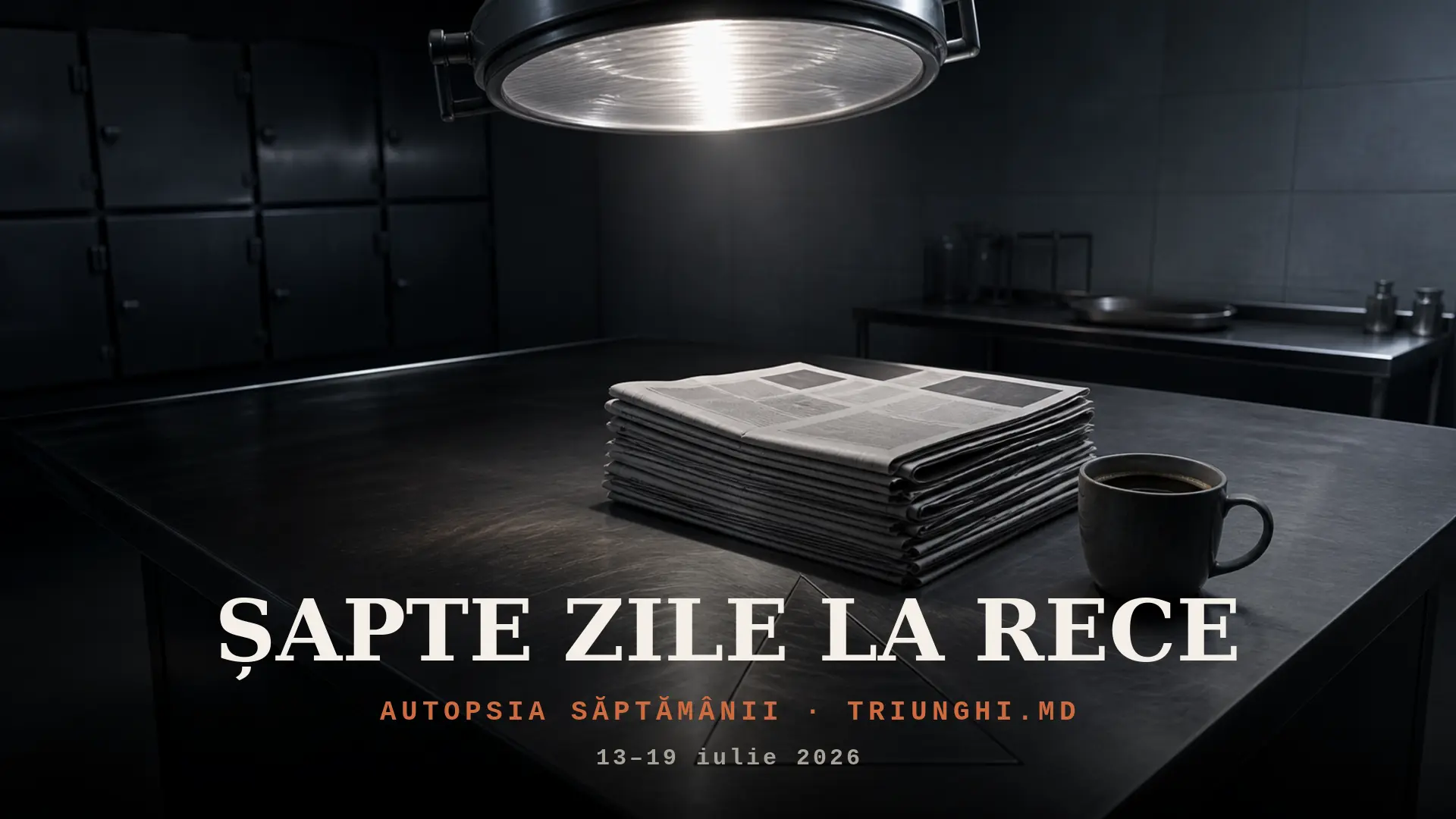Coperta episodului: Șapte zile la rece (13–19 iulie 2026): harta raionului redesenată în cinci fuziuni, apa la 40,01 lei și un olimpic la biologie