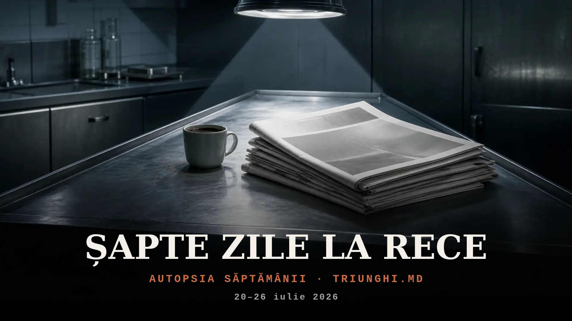 Coperta episodului: Șapte zile la rece (20–26 iulie 2026): un termen care nu e în lege, 72,5% din bugetul raional plecat la stat și un leu din zece la Costuleni