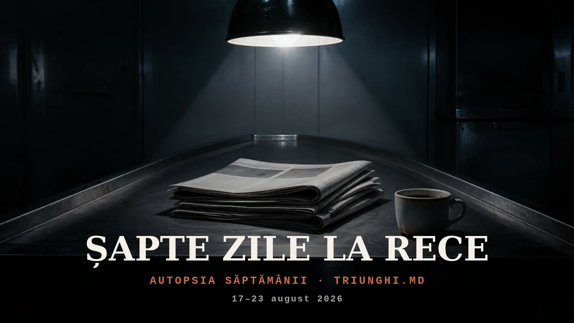 Coperta episodului: Șapte zile la rece · 17–23 august 2026